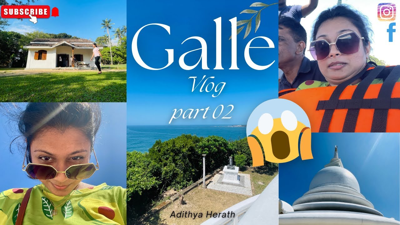 Jungle beach 🏝️|මෙහෙමත් boat ride එකක් 😱|මගේ dance එකහ් 🙂| Galle 🇱🇰| Vlog part 02|Adithya
