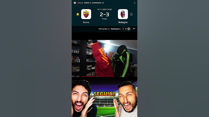 🤬 Roma-Bologna 2-3: la mia reazione al gol di Karlsson… #asroma #bologna #seriea #calcio