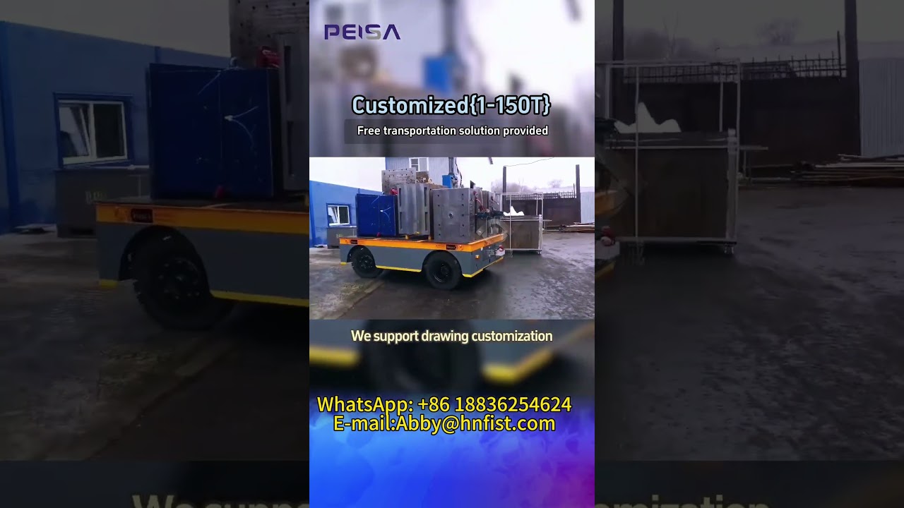 Ultimate 30-Ton Trackless Transfer Cart – Revolutionizing Mold Transport! 🏭