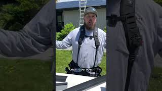 How to Lap 2-Piece Gable Trim | Metal Roofing Tip #shorts