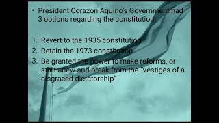 Reporting the 1987 Constitution after martial law
