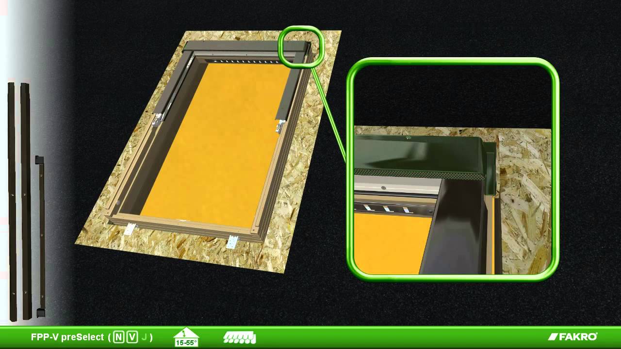 FAKRO roof windows - FPP-V preSelect (shingle)