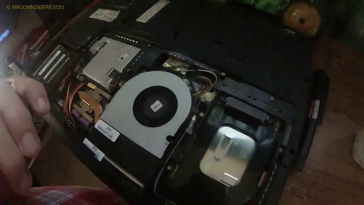 putting the new cooling fan in my asus g71g laptop PC YouTube