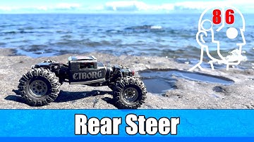SCX24 Rear Steer Overview & Crawling 