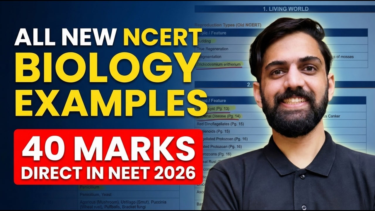 All NCERT Examples Class 11 Biology | New NCERT Examples for NEET 2026 🔥 Complete Revision