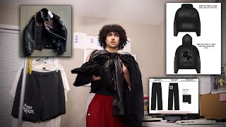 unboxing samples for my clothing brand + manufacturer tips