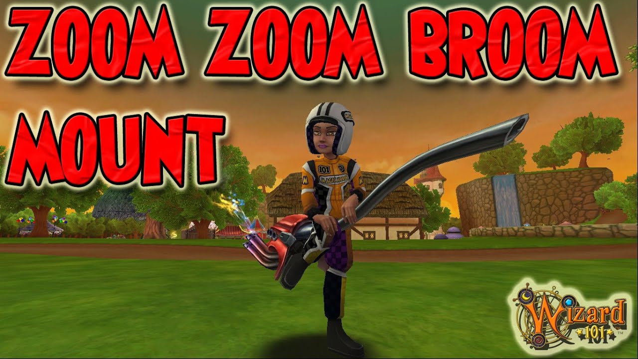 Wizard101 🧹ZOOM ZOOM BROOM 🧹Mount Review YouTube