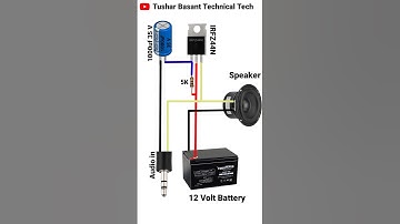 IRFZ44N IC Audio Amplifier Connection DIY #shorts