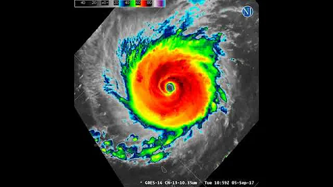 Hurricane Irma becomes a Category 5 hurricane