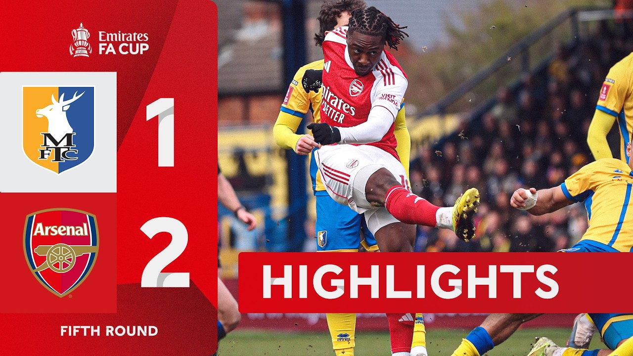 Eberechi Eze POWERS Gunners through 💪 | Mansfield Town (1-2) Arsenal | Emirates FA Cup 2025-26