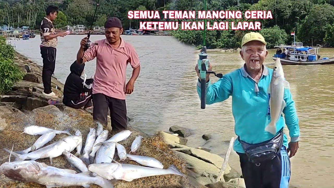 SEMUA TEMAN MANCING CERIA KETEMU IKAN LAGI LAPAR.