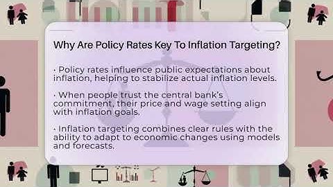 Why Are Policy Rates Key To Inflation Targeting? - Inflation Insight Channel