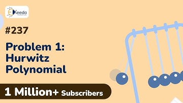 Problem based 1: Hurwitz Polynomial | Network Synthesis | Circuit Theory and Networks in EXTC
