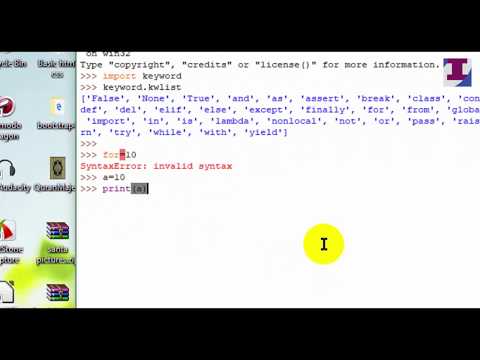 Python Programming for beginner | Keyword