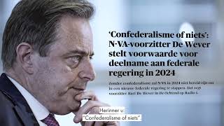 Download Lagu Heeft u van de regering-De Wever gekregen wat beloofd werd? MP3