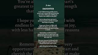 Heartfelt Messages to My Daughter: Words of Love, Encouragement, and Wisdom