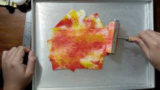 Making a Vegan Homemade Gel Plate
