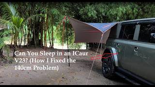ICaur V23 Car Camping: Modifying the Rear Seat for a Full-Size Bed (How I Fixed the 140cm Problem)