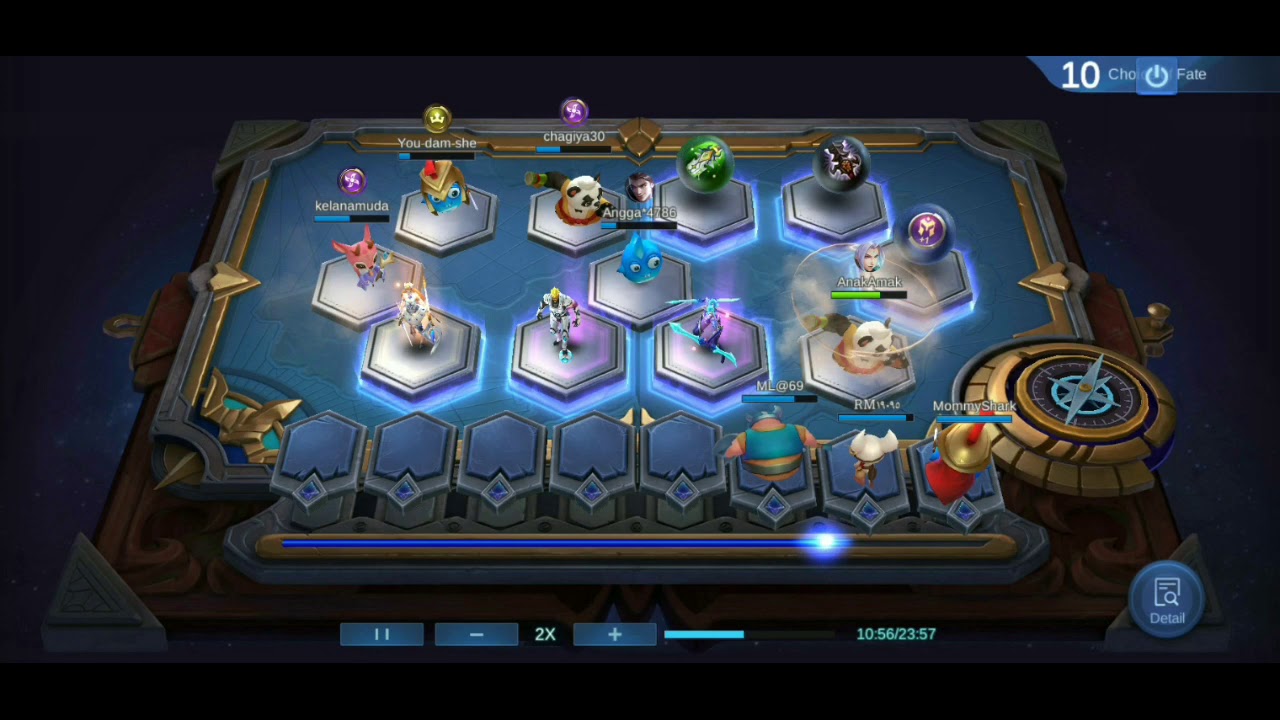 COMBO DRAGONS ALTAR + SUMMONER | RANK ELITE RAKYAT JELATA MAGIC CHESS ML |