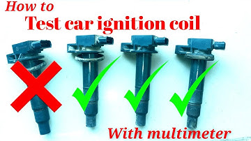 How to test car ignition coil with multimeter.