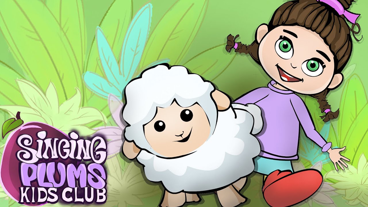 Mary Had a Little Lamb Kids Song Nursery Rhyme Singing Plums Kids