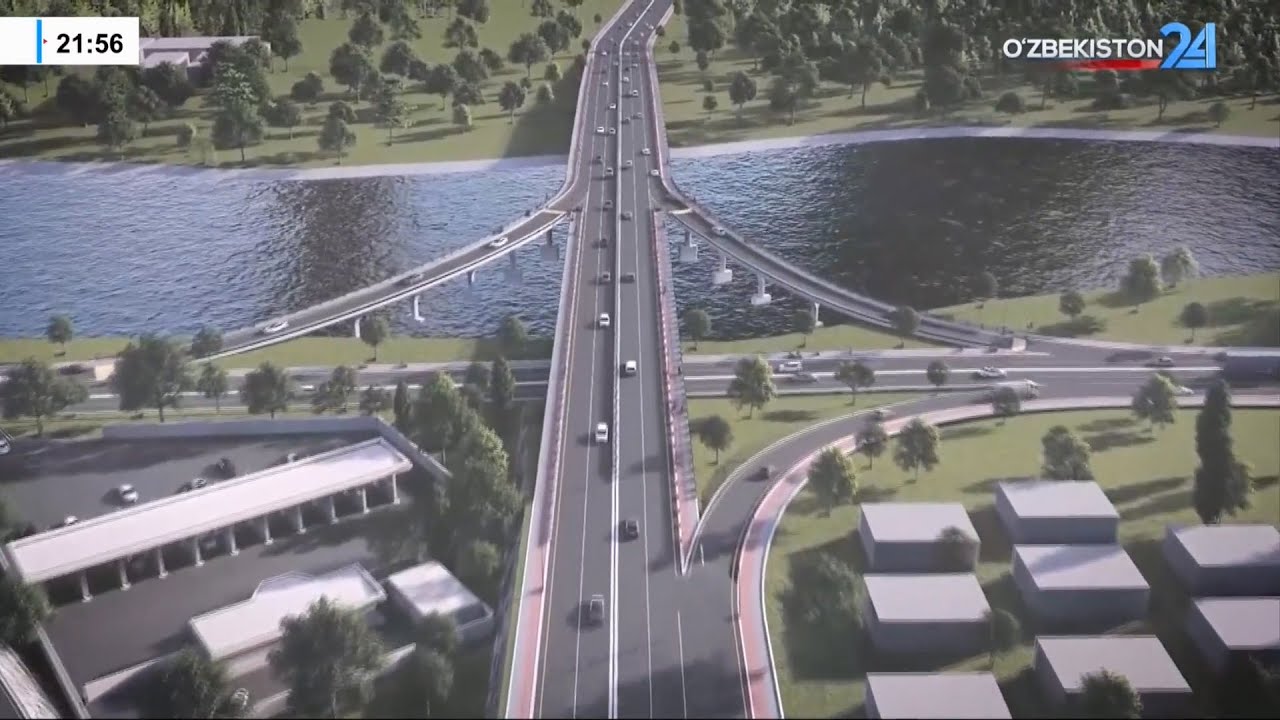 Samarqandda eng uzun ko'prik qurilmoqda