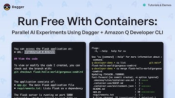 Run Free With Containers: Parallel AI Experiments Using Dagger + Amazon Q Developer CLI