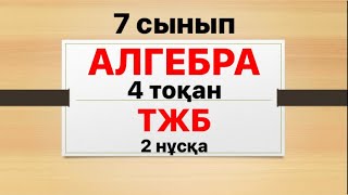 картинка: 7 сынып алгебра 4 тоқсан ТЖБ 2 нұсқа жауаптары