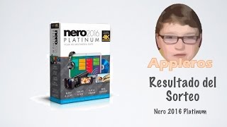 Resultado del Sorteo: Licencias Nero 2016 Platinum screenshot 5