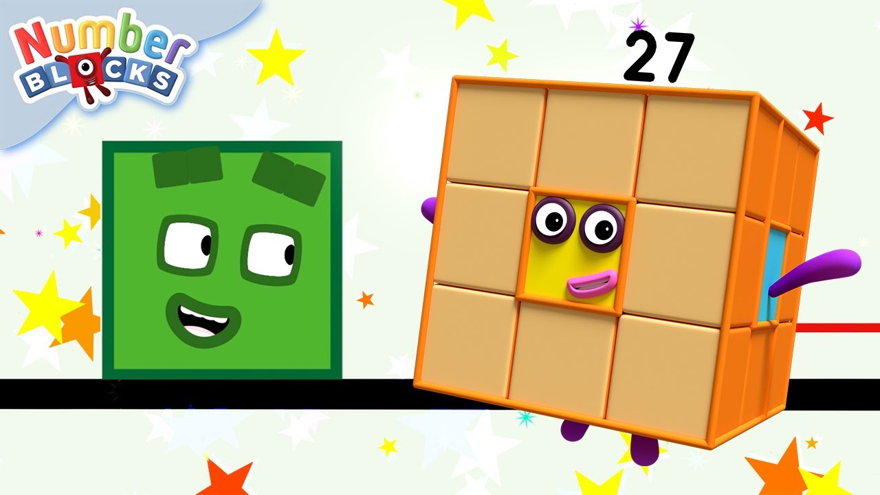 Différentes dimensions 2d et 3d ! | Apprendre à compter | Numberblocks en français