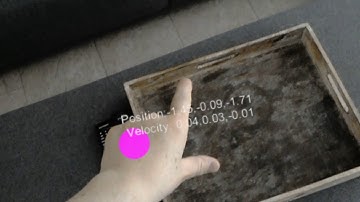 Moving holographic objects by hand using the HoloLens