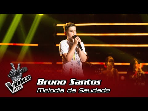 Bruno Santos - "Melodia da Saudade" | Prova Cega | The Voice Kids