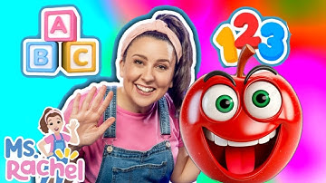 Ms Rachel Learning Video 🎶 | Shapes, Letters, Numbers & Colors for Toddlers