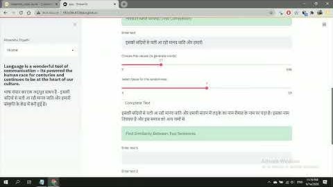 Natural Language Processing (NLP) for Indian Language (Hindi) on web:- Himanshu Tripathi