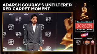 Adarsh Ne Chetak Screen Awards Ke Red Carpet Par Apna Style Game Dikhaya | #ChetakScreenAwards2026