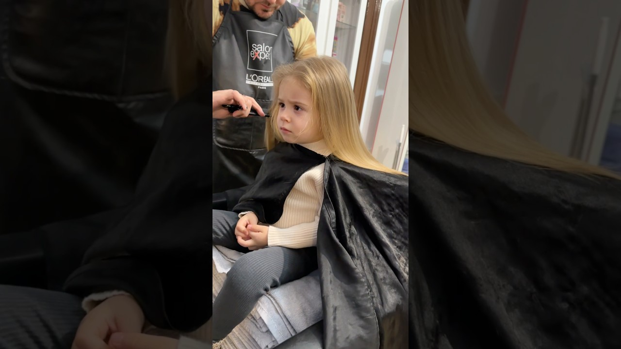 My first hair cut 💇&zwj;♀️ #2y9m #haircut #hairstyle #toddler #toddlerhairstyles