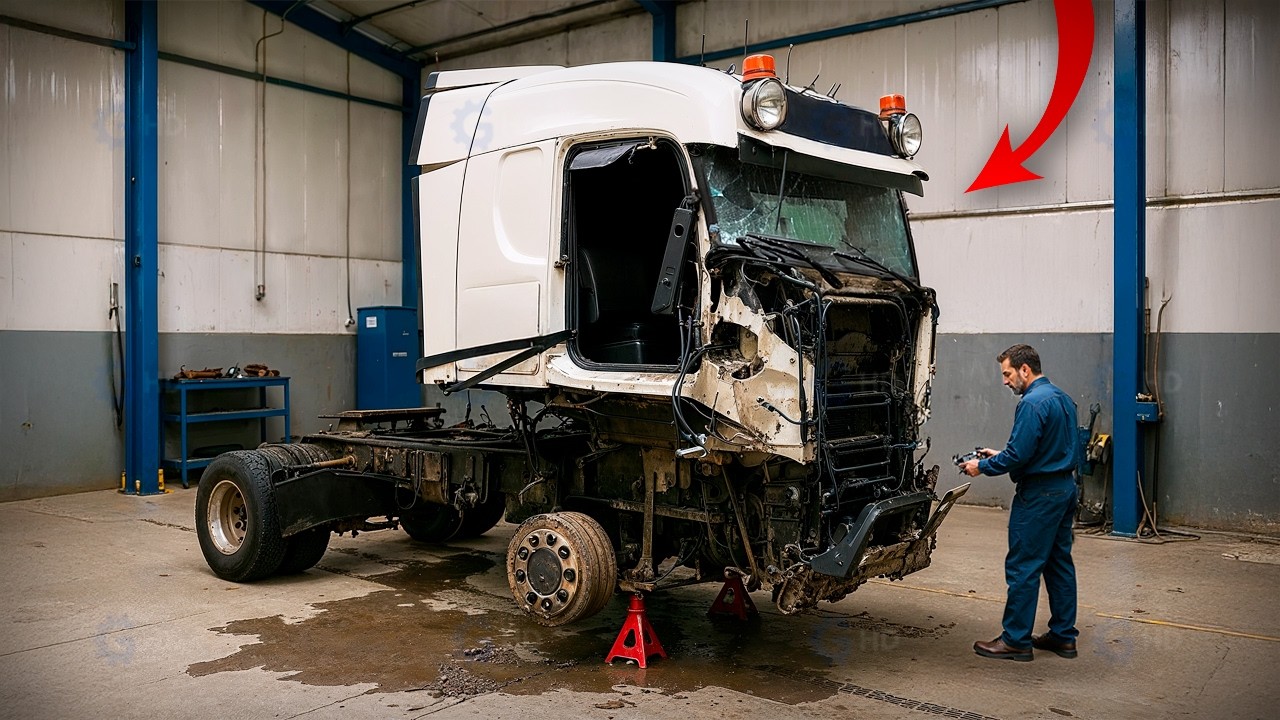 Мужчина восстанавливает РАЗБИТЫЙ грузовик Scania до СОВЕРШЕНСТВА за 75 000 $ | От начала до конца