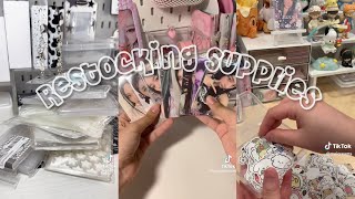 ｡･ﾟﾟ･ restocking kpop supplies [asmr] 🫙| luvwonnie