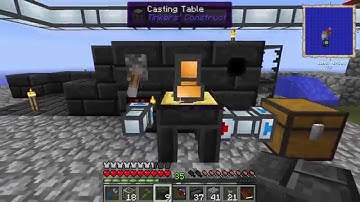 Agrarian Skies - Episode 64 - Double Automatic Tinkers Construct Smeltery with Tesseracts No Alloys