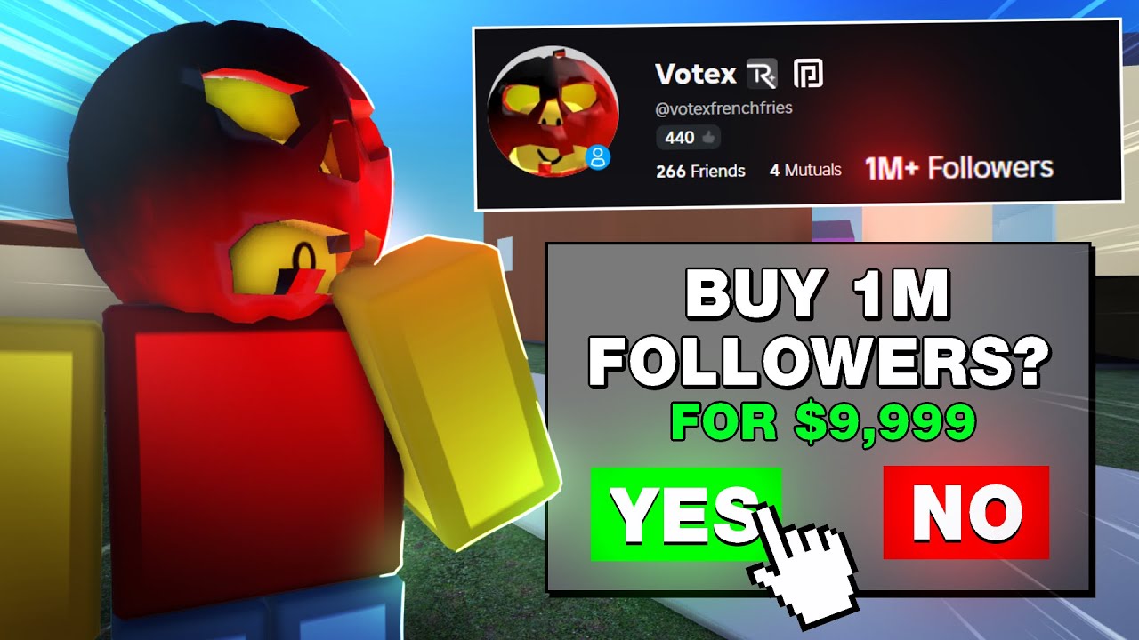YOU CAN NOW BUY FOLLOWERS ON ROBLOX YouTube