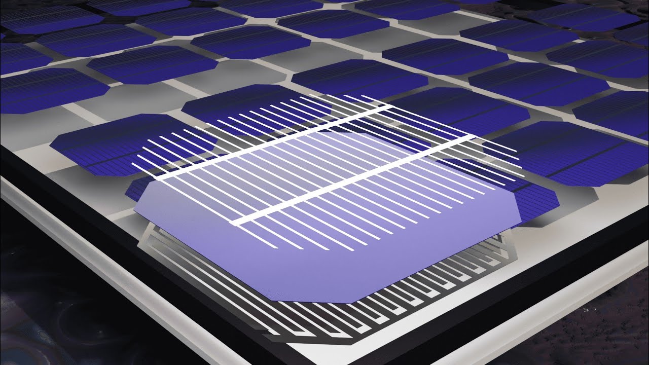 How a solar panel works animated video explained - YouTube