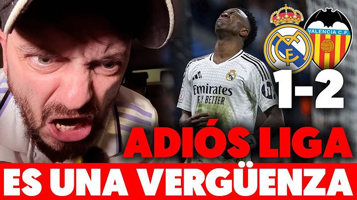 🤬¡VERGÜENZA HISTÓRICA! ADIÓS LIGA y OTRO RIDÍCULO del MADRID en el BERNABÉU DERROTA vs VALENCIA 1-2