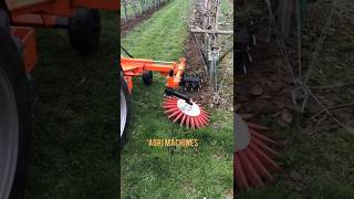 Finger Roller For Inrow Weeds For Orchards & Vineyards || Made By Rinieri Srl Italy || #Shorts