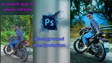 Ps touch manipulation photo editing tutorial.Background ko match karne ka tarika.