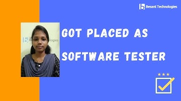 Besant Technologies Kalyan Nagar Review | Vinitha Got Placed 3.5Lac CTC | Software Testing Course