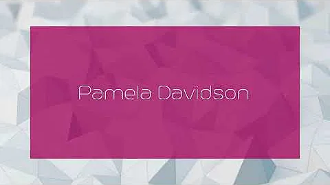 Pamela Davidson - appearance