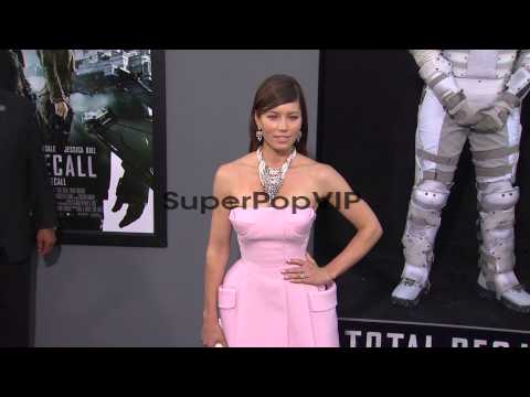 Jessica Biel at Total Recall Los Angeles Premiere on 8/1/...