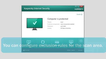 How to create an exclusion rule from scan for a particular program