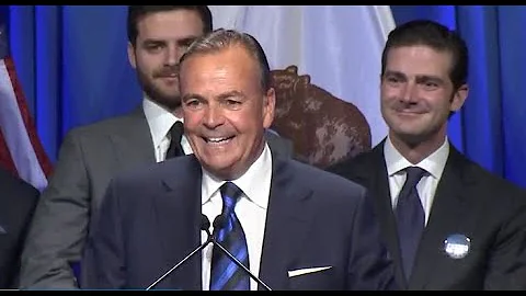 Developer Rick Caruso speaks on possibly leading A...