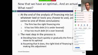 Session 20: Moving to the Optimal + Debt Design